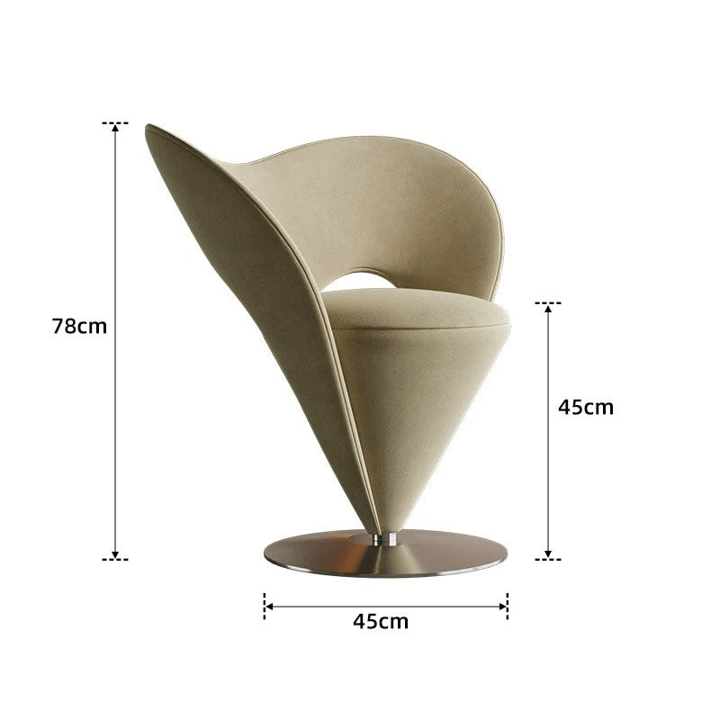 Modern Simple Makeup Stool Luxury Bedroom Dressing Room Rotatable Stools Multiple Colors Creative Interior Home Furniture