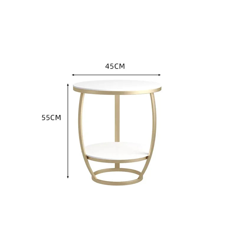 Simple Design Side Table Living Room Luxury Storage Organizer Side Tables Minimalist Standing Mesas De Comedor Home Furniture