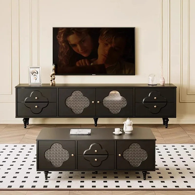 Modern Vintage Tv Stand With Drawers Storage Trendy Organizer Tv Stand Design Living Room Tv Schrank Wohnzimmer Furniture
