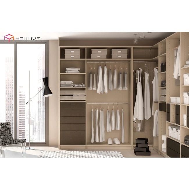 House Bedroom Walk-in Clothes Closet Furniture From China