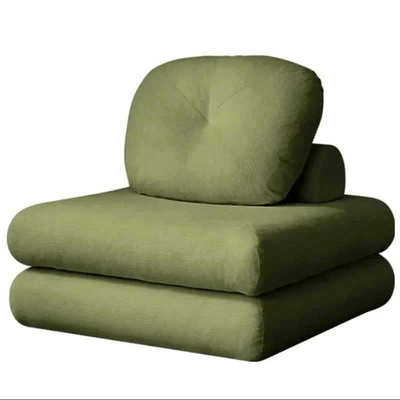 Foldable Living Room Sofa Bed Comfortable Single Sofas Folding Lazy Relax Pliable Sofa Multifunctional Pull Out Convertible Beds
