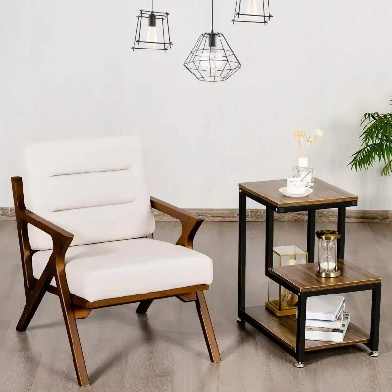 Nordic Coffee Storage Coffee Tea Tables End Table Modern Minimalist Living Room Square Coffee Table Iron Storage Rack שולחן סלון