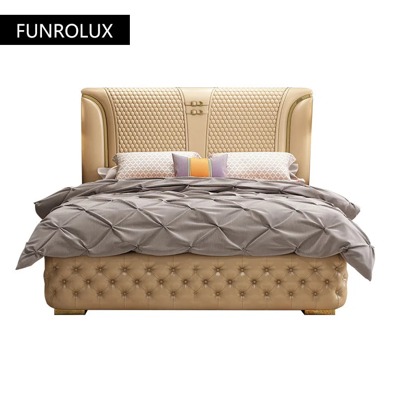 Modern Upholstered Cal King Bed Platform Bed Frame with Wingback Headboard Can be Customzied