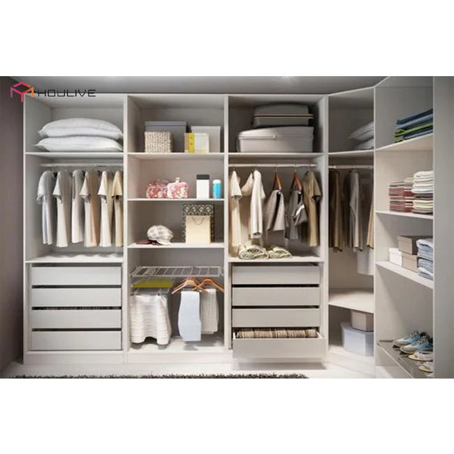 House Bedroom Walk-in Clothes Closet Furniture From China