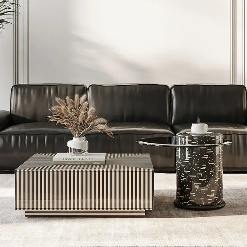 Delicacy Modern Coffee Tables Decor Luxury Marble Unique Coffee Tables Minimalist Design Stolik Kawowy Living Room Furniture