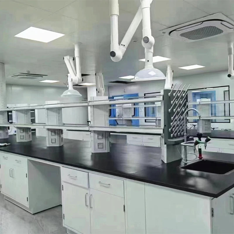 High Quality Steel Laboratory Island Table Chemical Resistant And Water-proof Lab Bench For Laboratory Room