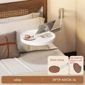 Foldable small round table hanging side table, living room side table, home bedroom wall mounted bedside table, storage table
