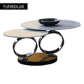Marble Tea Table  modern minimalistins creative tea table household small apartment light luxury round coffee table