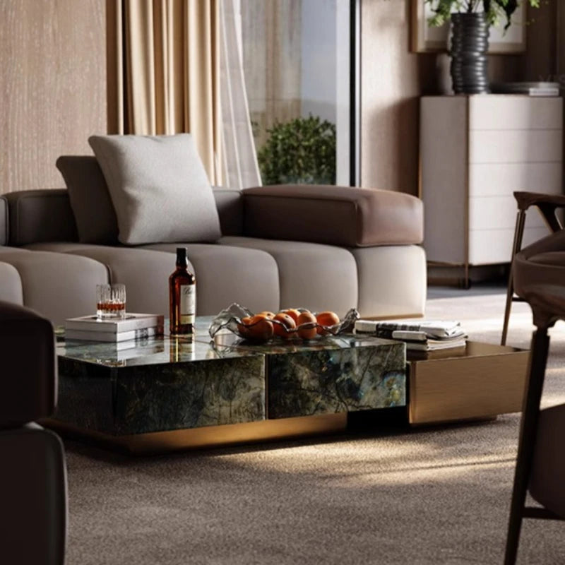 Bedroom Storage Coffee Table Nordic Transform Acrylic Aesthetic Side Table Standing Unique Mesa Auxiliar Lounge Suite Furniture