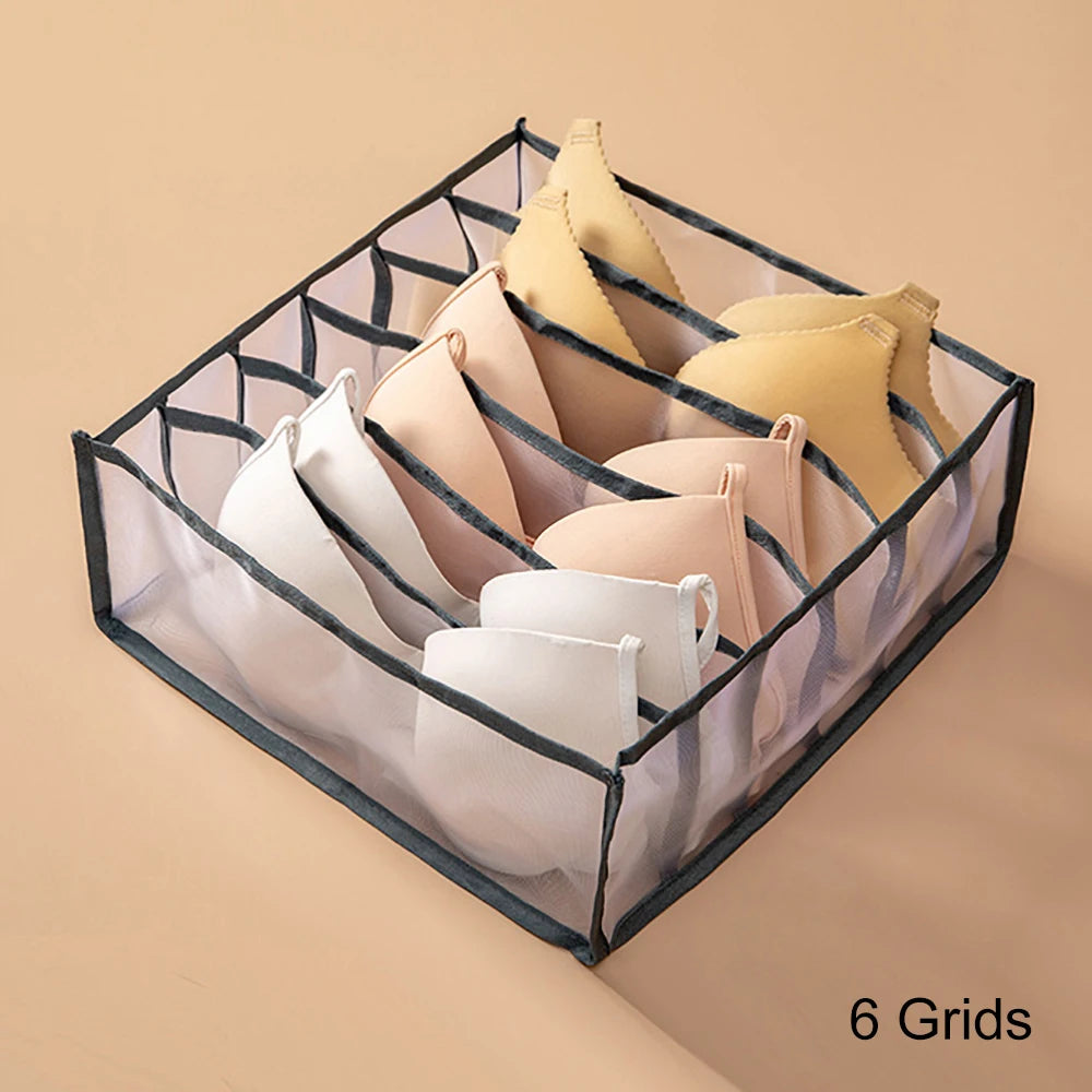 Wardrobe Closet Cabinet Organizers Drawer Divider Home Dormitory Underwear Bra Socks Panty Storage Boxes Home Organization