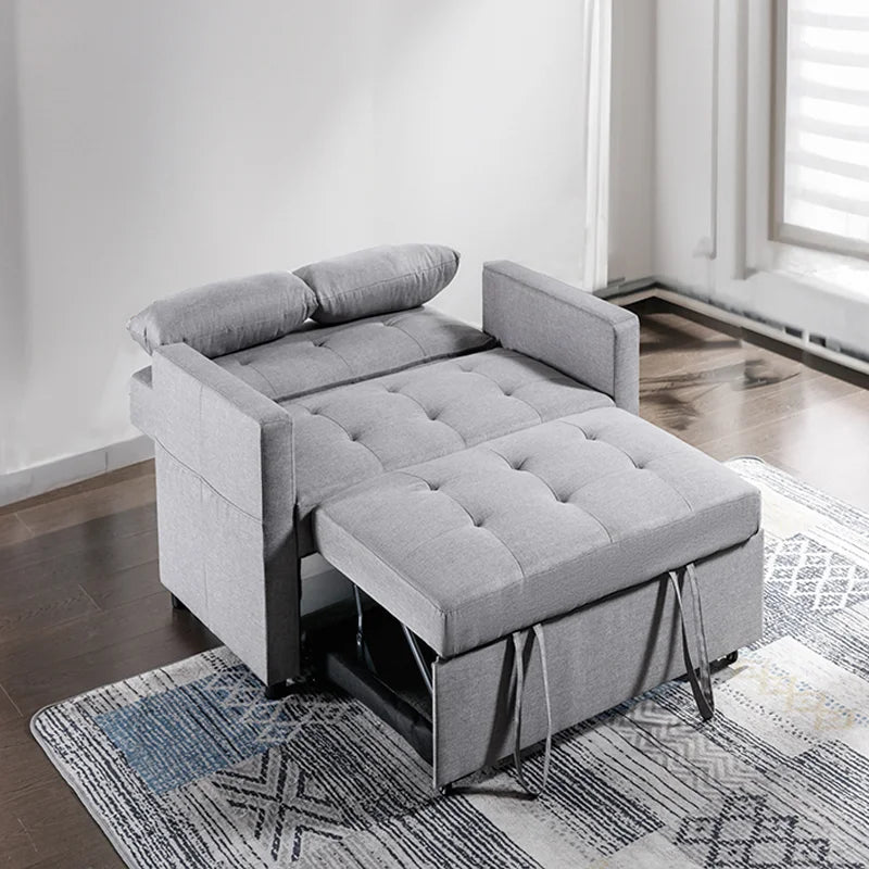 Multifunctional Furniture Folding Pull Out Sofa Bed Modern Convertible Sleeping Sofa Bed With Storage