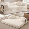 Cloud Boneless Convertible Floor Sofa Bed, 70" 5-in-1 Foldable Compressed Lounge 2 Seater es, High-Density Sponge and Corduroy