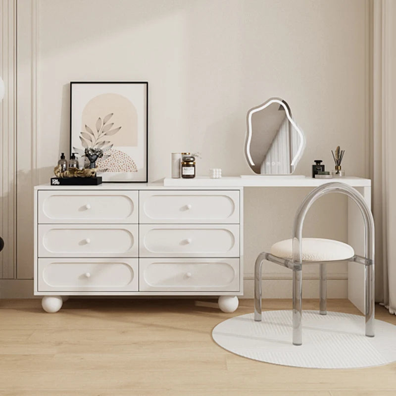 European Design Vanity Table Simple Kawaii Corner With Mirror Vanity Table Modern Luxury Penteadeira De Maquiagens Furniture