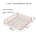 Bedroom Storage Shelves Wardrobe Closet Layered Partitions Home Drawers Organizer Stackable Storage Box Space Separation Tool