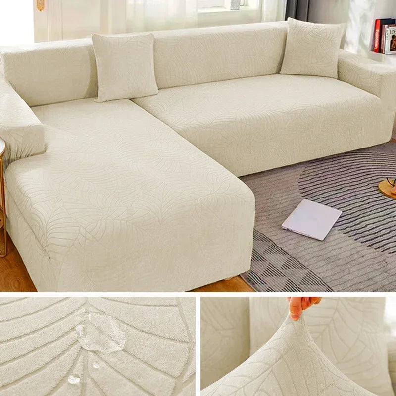 Sofa Cover for Living Room Thick Jacquard Sofa Cover 1/2/3/4 Seater L-Shaped Corner Sofa Cover