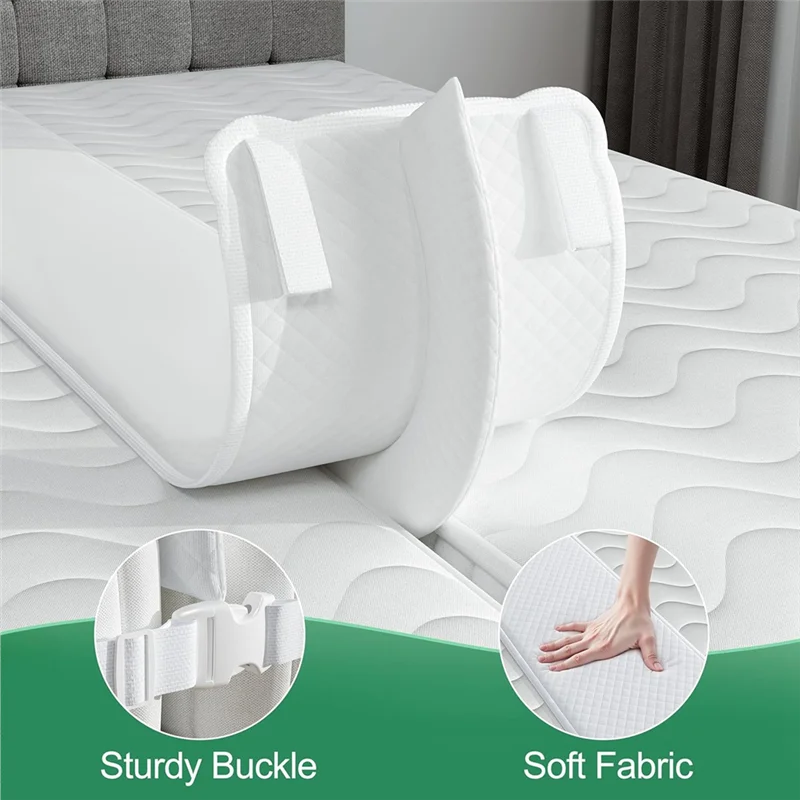 AA19 10" Extra Wide Bed Bridge Adjustable Mattress Bed Connector For Stayover,Family Room