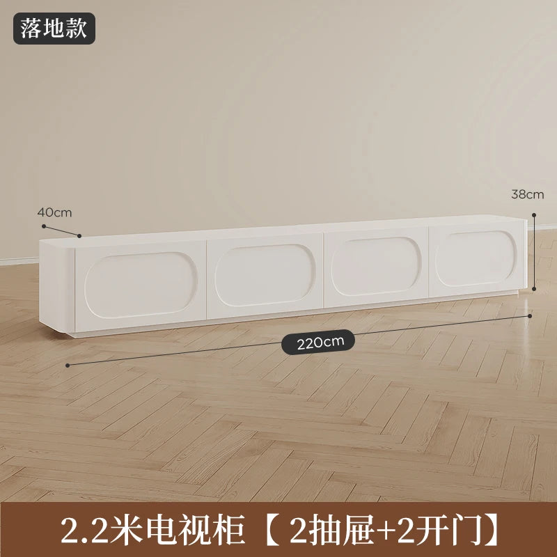 Display Storage With Drawers Tv Stand Modern Trendy Elegant Luxury Tv Cabinet Minimalist Premium Meuble Tv Living Room Furniture