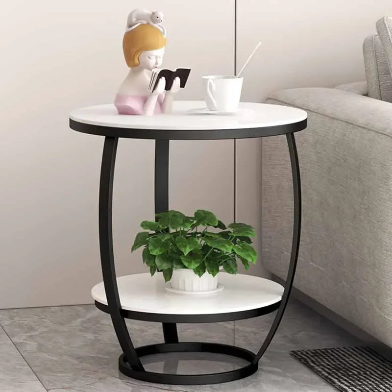 Simple Design Side Table Living Room Luxury Storage Organizer Side Tables Minimalist Standing Mesas De Comedor Home Furniture