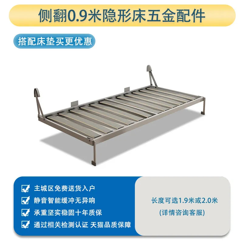 Adjustable Lit Portable Folding Bed Kids Single Space Saving Invisible Bed Clearance Adults Camas Baratas Bedroom Furniture