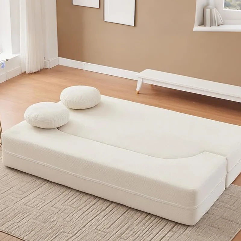 Living Room Compressed Sponge Sofa Modular Sectional Sofa Bed for Bedroom Apartment Ultra-Soft Deep Seat Lightweight Easy Assemb