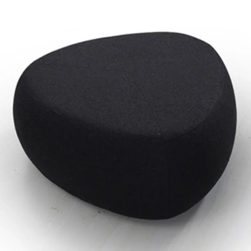 Nordic Stool Creative Ottoman Fashion Foot Stool Special-shaped Pebble Multifunctional Big Furniture for Home Portable Design